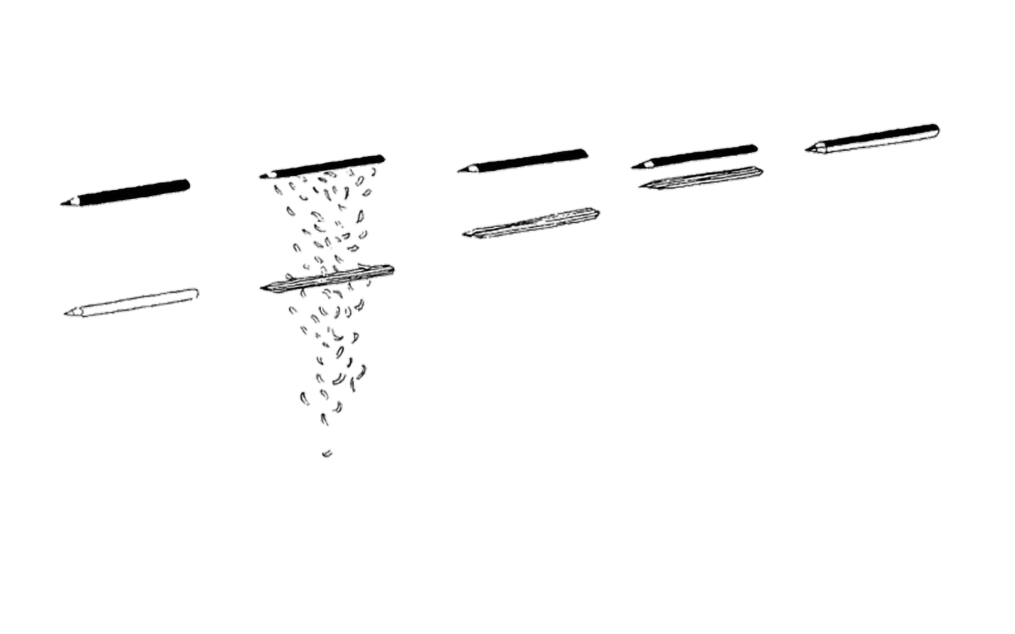 境界線を引く鉛筆